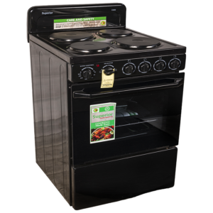 Superior C400 Economy 4 Plate Cooker Black