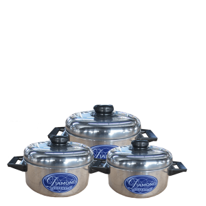 Diamond Aluminium 6 Piece Cookware Set
