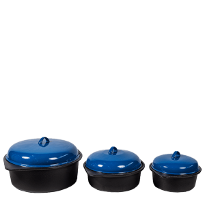 Cordon Bleu Cast Iron Set Blue