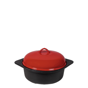 18cm Cordon Bleu Cast Iron Pot Red
