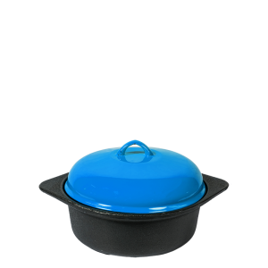 23cm Cordon Bleu Cast Iron Pot Blue