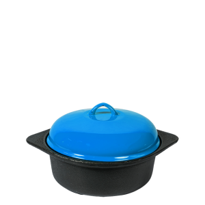33cm Cordon Bleu Cast Iron Pot Blue