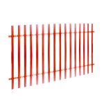 Palisade Fencing 1000mm x 2 Metres x 2 Cross Bar